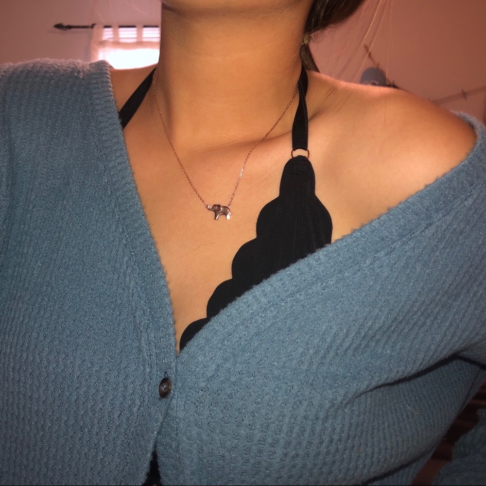 Black Scalloped Bralette